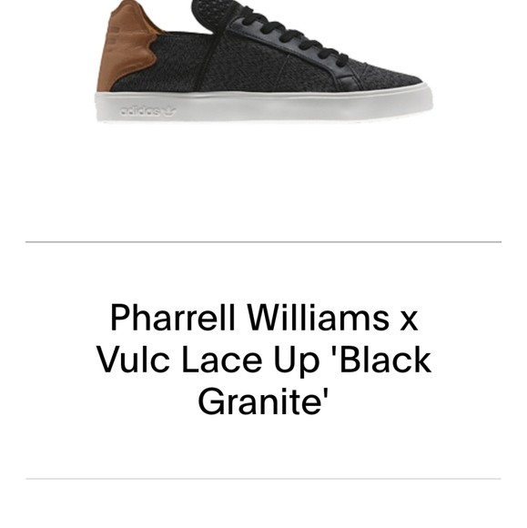 Pharrell Williams x Vulc Lace up "Black Granite" - Picture 5 of 6